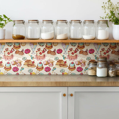 Vinyl tegels Kleurrijke snoepjes