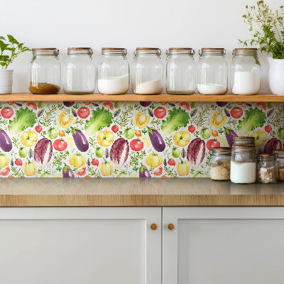 Zelfklevende vinyl tegels Kleurrijke groenten