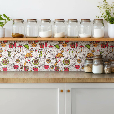 Zelfklevende vinyl tegels Eet smakelijk Restaurant