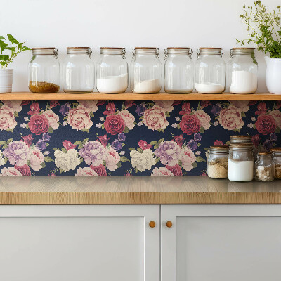 Vinyl tegels Kleurrijke rozenbloemen