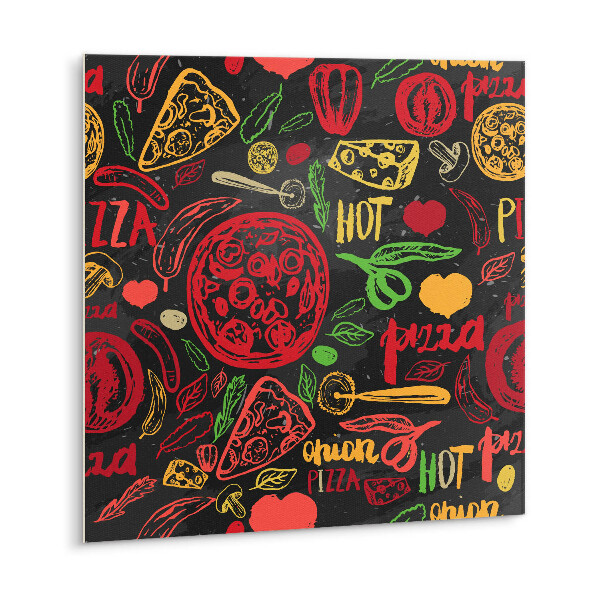 Zelfklevende vinyl tegels Fastfood pizza thema's