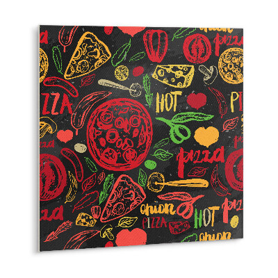 Zelfklevende vinyl tegels Fastfood pizza thema's