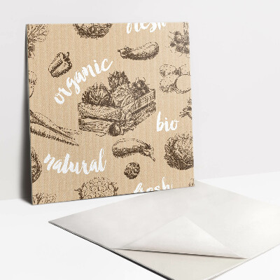 Zelfklevende vinyl tegels Natuurlijke groenten