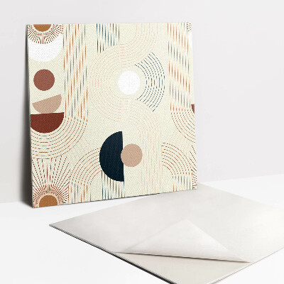 Zelfklevende vinyl tegels Boho geometrische vormen
