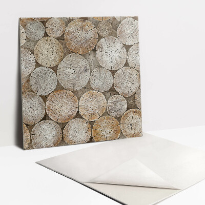 Vinyl tegels zelfklevend Boomstammen