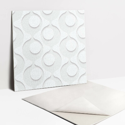 Vinyl tegels zelfklevend Regelmatige cirkels