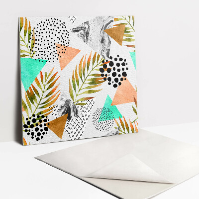 Zelfklevende vinyl tegels Samenstelling van het blad