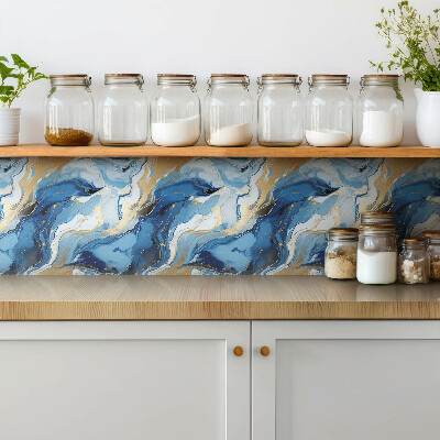 Vinyl tegels zelfklevend Abstractie met goud