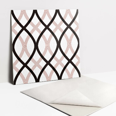 Vinyl tegels zelfklevend Lijncompositie