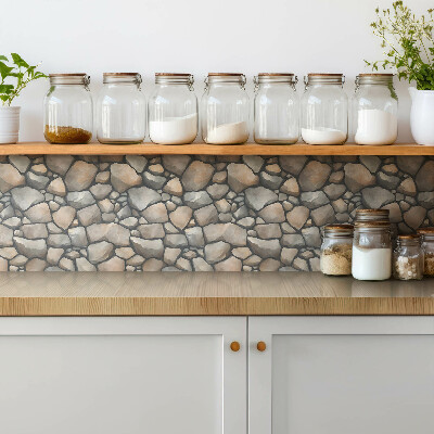 Zelfklevende vinyl tegels Stenen muur