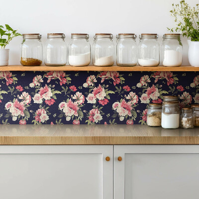 Vinyl tegels Roze bloemen