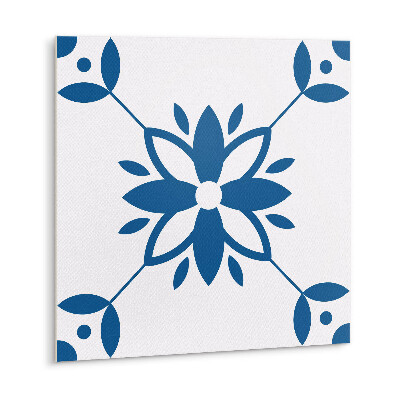 Zelfklevende vinyl tegels Bloemenornament