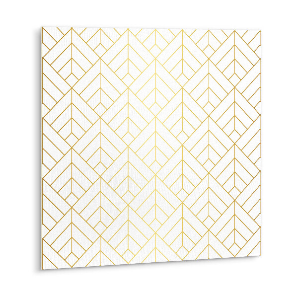 Vinyl tegels zelfklevend Gouden geometrie