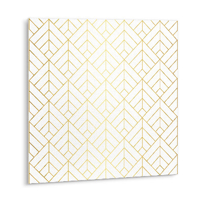 Vinyl tegels zelfklevend Gouden geometrie
