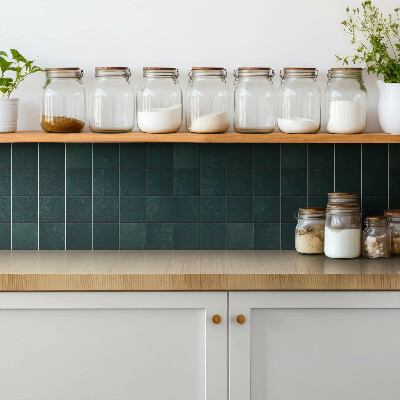 Vinyl tegels Flessengroene mozaïek