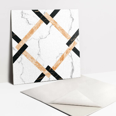 Vinyl tegels Marmer en vierkanten