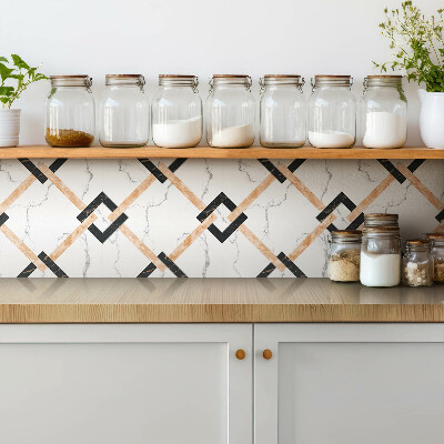 Vinyl tegels Marmer en vierkanten