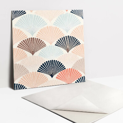 Zelfklevende vinyl tegels Pastel boho-patroon