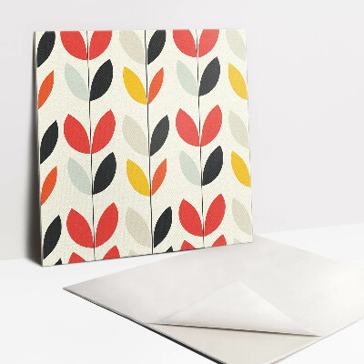 Vinyl tegels zelfklevend Boho plantenbladeren