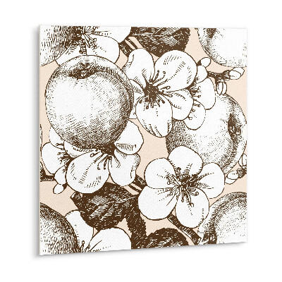 Zelfklevende vinyl tegels Bruine abstractie