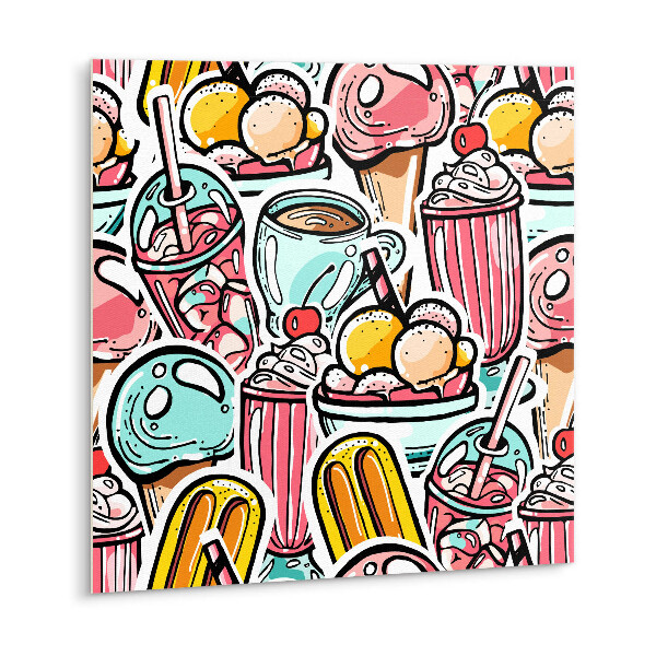 Vinyl tegels Cartoon snoepjes