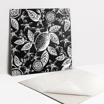 Zelfklevende vinyl tegels Zwart-wit abstractie