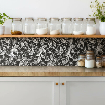 Zelfklevende vinyl tegels Zwart-wit abstractie