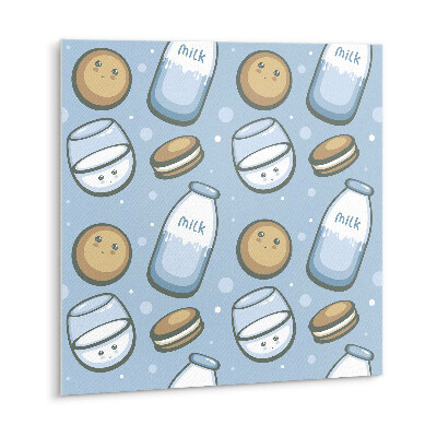 Vinyl tegels Melk en koekjes