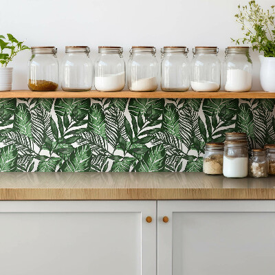 Zelfklevende vinyl tegels Groene bladeren