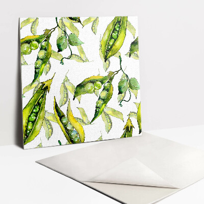 Zelfklevende vinyl tegels Groene erwten
