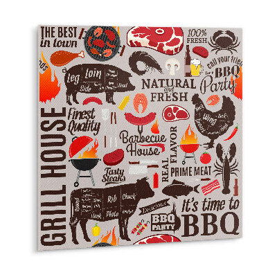 Vinyl tegels zelfklevend Cartoongrill