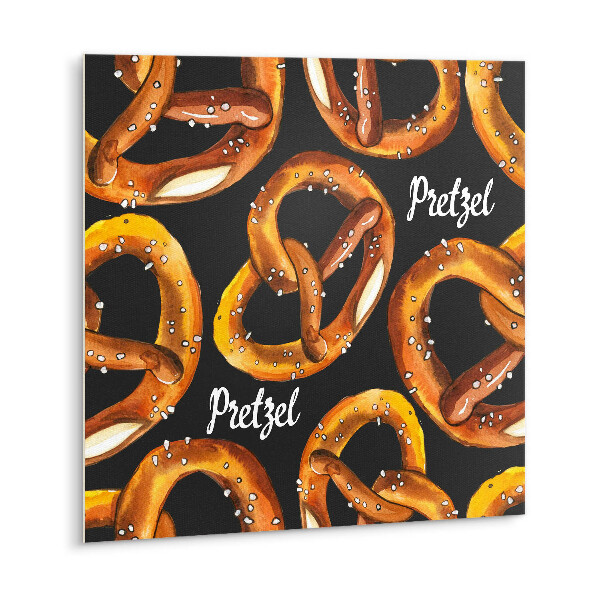 Vinyl tegels zelfklevend Cartoon pretzels