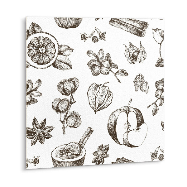 Vinyl tegels zelfklevend Appel en kaneel