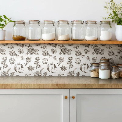 Vinyl tegels zelfklevend Appel en kaneel