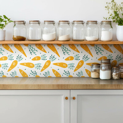 Vinyl tegels Cartoon wortel