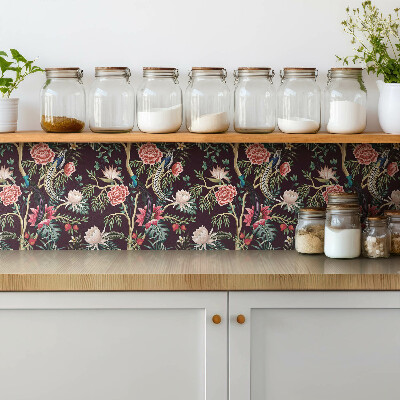 Zelfklevende vinyl tegels Modieuze bloemen