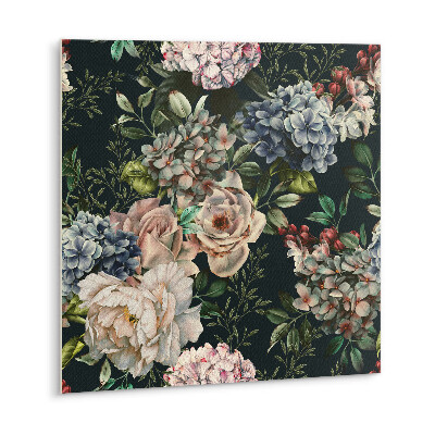 Vinyl tegels Kleurrijke bloemen