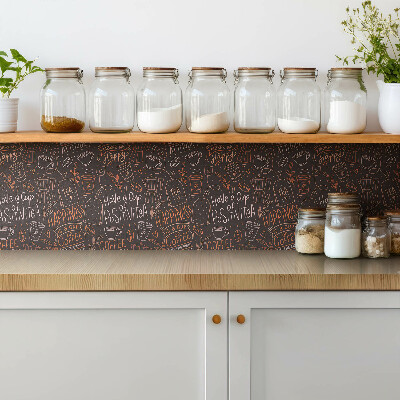 Vinyl tegels zelfklevend Thee motief tekening