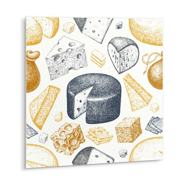 Vinyl tegels zelfklevend Cartoonkazen