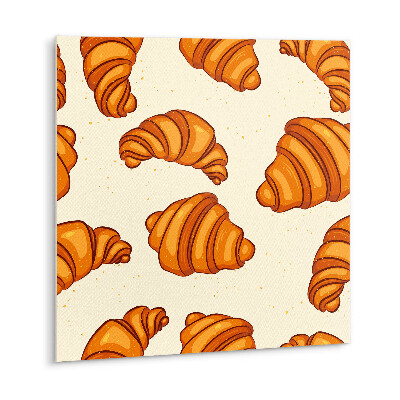 Vinyl tegels zelfklevend Cartoon croissant