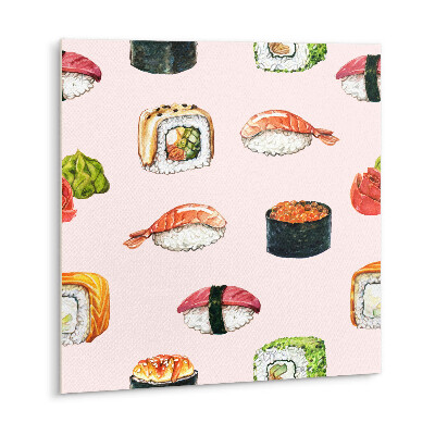 Vinyl tegels Tekenfilm sushi