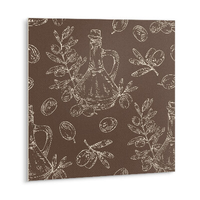 Zelfklevende vinyl tegels Olijfolie