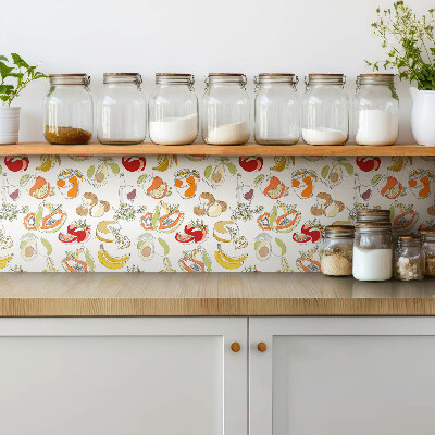 Zelfklevende vinyl tegels Fruit en groenten