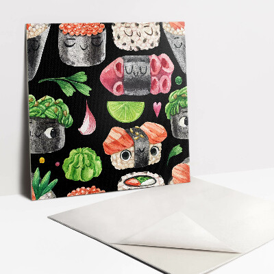 Vinyl tegels zelfklevend Sprookjesachtige sushi