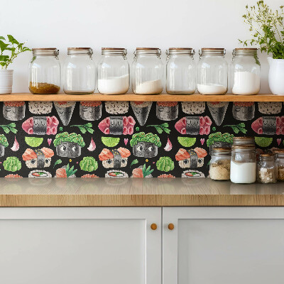 Vinyl tegels zelfklevend Sprookjesachtige sushi