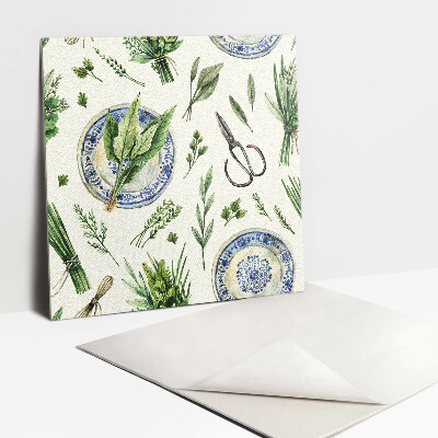 Vinyl tegels Boeketten van kruiden en gras