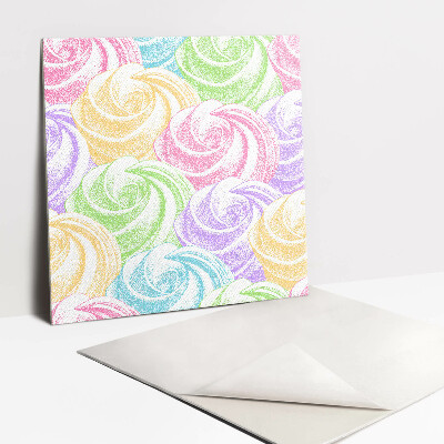 Vinyl tegels Kleurrijke koekjes