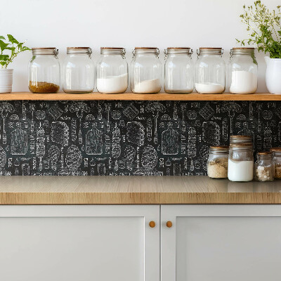 Zelfklevende vinyl tegels Cartoon Grill