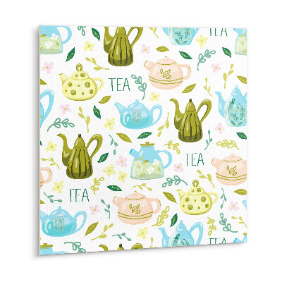 Vinyl tegels Theepot