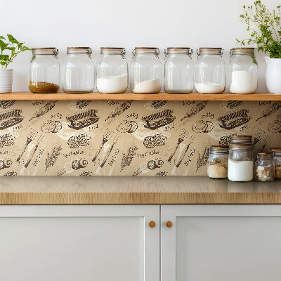 Zelfklevende vinyl tegels Grill en kebab